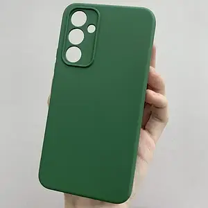 Чохол Silicone Case Samsung Galaxy A54 Темно-зелений