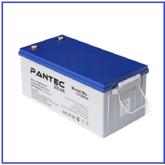 Акумуляторна батарея PANTEC GEL 12-200 12V 200Ah (522х240х224), фото 1