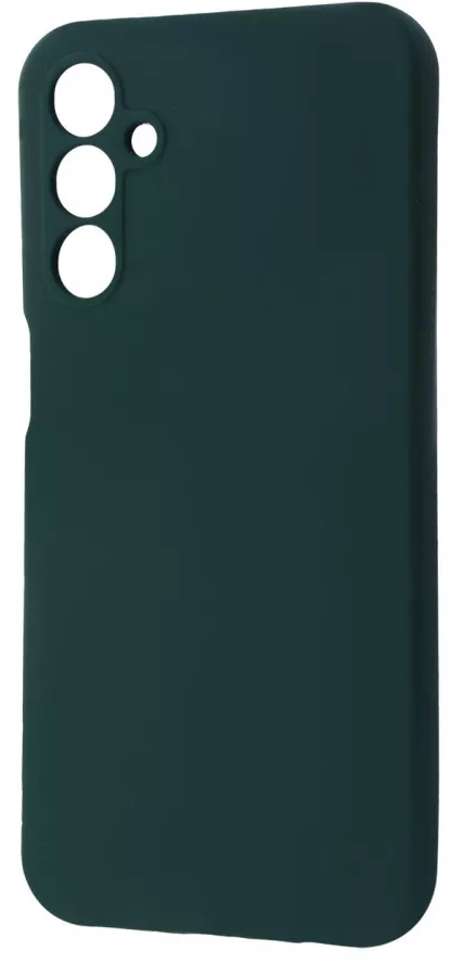 Чохол Silicone Case Samsung Galaxy A55 Темно-зелений
