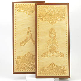 Дошки садху новачкам з цвяхами для ніг, цвяхи для стояння, цвяхостояння, йога на цвяхах Nirvana термоясень