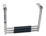 Трап розкладний широкий, 3 ступені, арт. 886943, неіржавка сталь А4