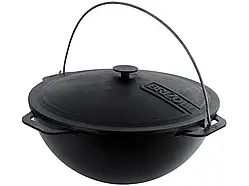 Казан чавунний азійський із кришкою 10 л