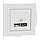Asfora - double USB charger 2.4 A - white, фото 8
