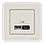 Asfora - double USB charger 2.4 A - cream, фото 8
