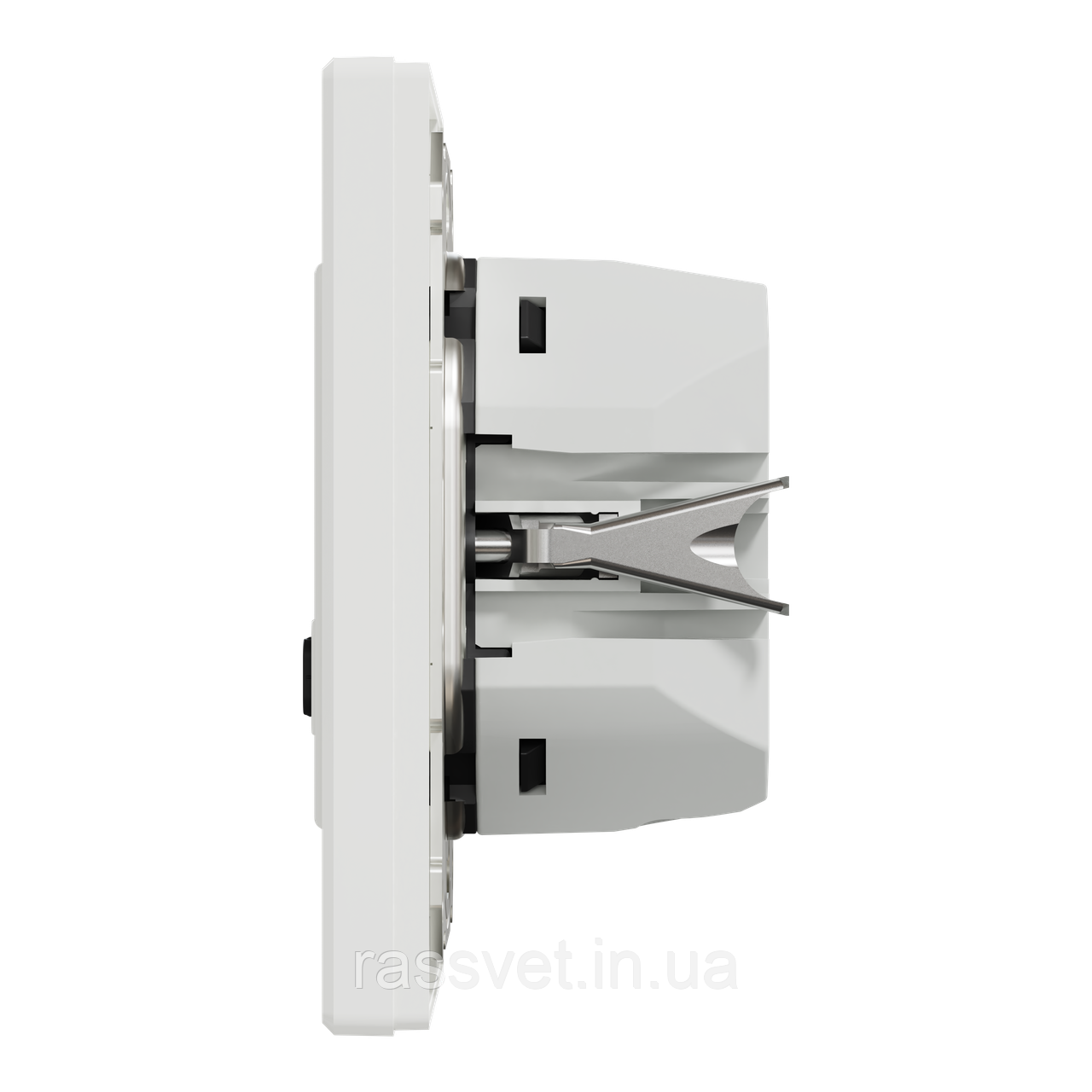 USB розетка А+С, 3 А, 45 Вт, біла