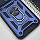 Протиударний чохол зі шторокою та кільцем для Poco M4 Pro 4G (Синій) / на поко м4 про - фото 4 - id-p2342247677