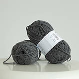 Пряжа Drops Daisy Mix (колір 05 medium grey), фото 2