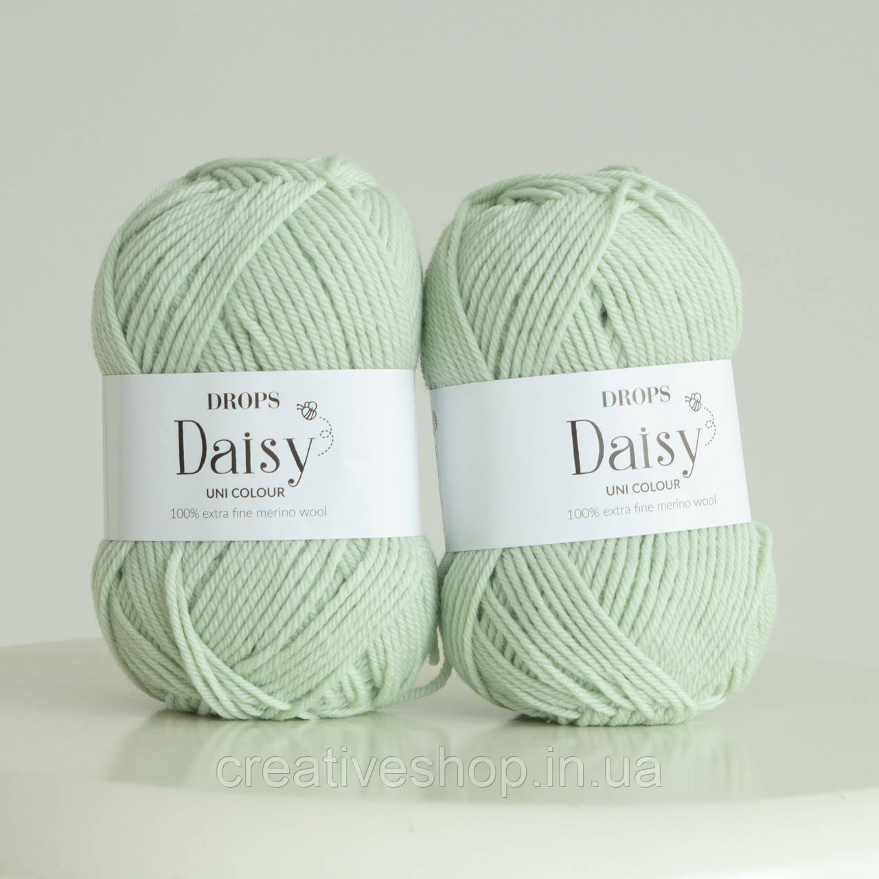Пряжа Drops Daisy Mix (колір 08 pistachio ice cream)