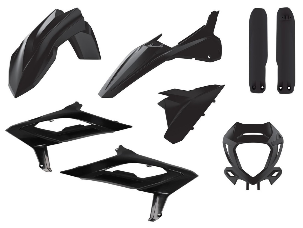 Мотопластик Polisport Enduro kit - Beta (23-) чорний, Beta
