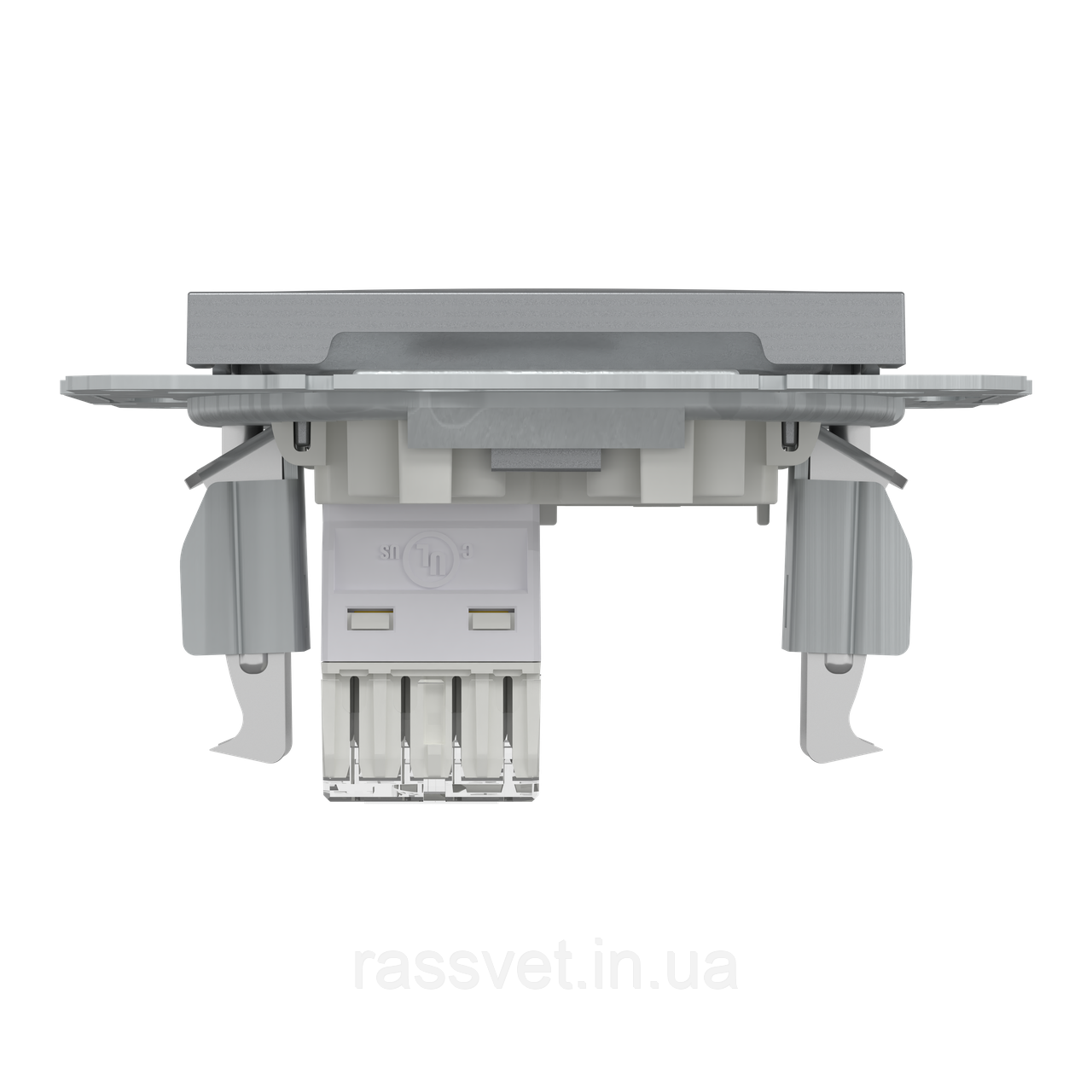 РОЗЕТКА КОМП'ЮТЕРНА RJ45 UTP КАТ. 5Е ASFORA СТАЛЬ
