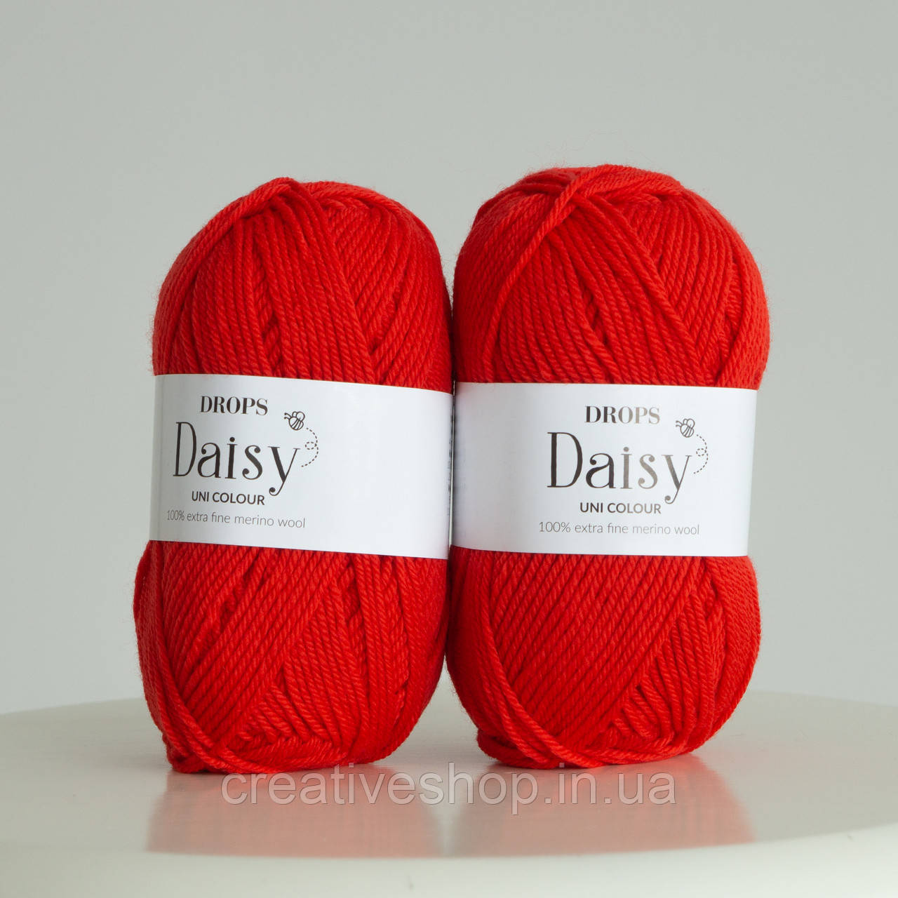 Пряжа Drops Daisy Uni (колір 20 red)