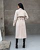 Зимове пальто жіноче тренч з ідеальною посадкою 40,42,44,46,48,50,52 Кашемірове пальто зимове, фото 9