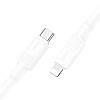 Кабель HOCO X84 Type-C to iPhone (Lightning) 20W PD 1м (99184) White, фото 4
