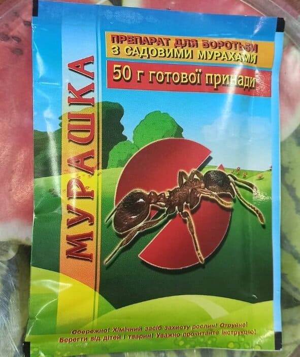 Препарат Мурашка 50 г, інсектицид для боротьби з мурахами в будинку та на дачній ділянці, фото 1