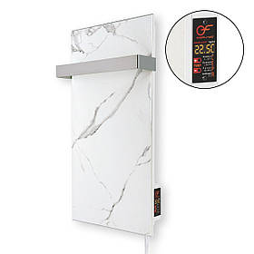 Керамічна рушникосушка Flyme 250TW з однією ручкою (колір білий мармур)