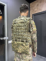 Підсумок з балістичним пакетом 2 класу 300х150 для захисту попереку, Піксель, для плитоноски, Cordura 1000D, фото 6