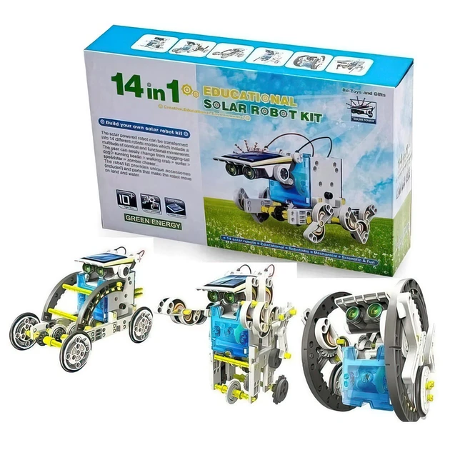 Конструктор робот на сонячних батареях Solar Robot 14 1