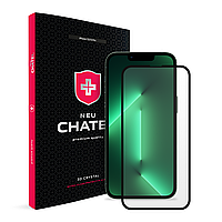 Захисне скло NEU Chatel для iPhone 14 / 13 / 13 Pro з сіточкою на динамік