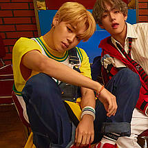 Плакат "БТС із піцею, Bangtan Boys, BTS", 43×60см, фото 3