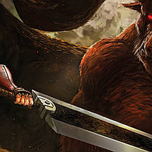 Плакат "Берсерк, Гатс Вбивця Драконів, аніме, Berserk", 34×60см, фото 3
