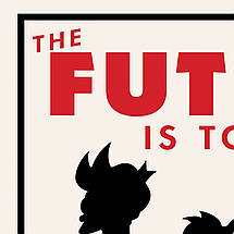 Плакат "Футурама, Futurama, Future is today", 60×43см, фото 3