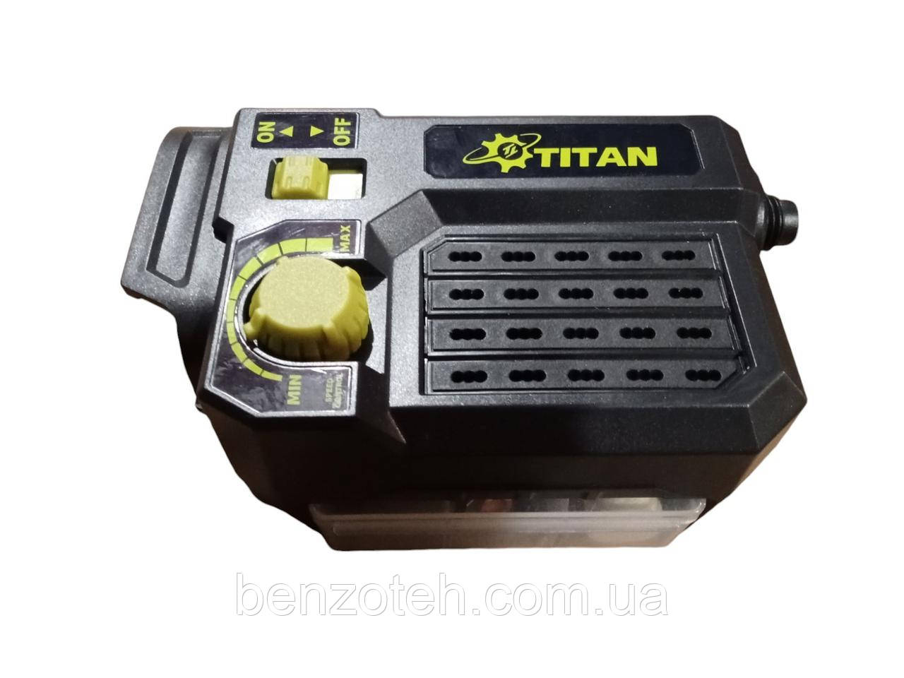 Гравер міні акумуляторний Titan PBM2140-CORE (без АКБ та зарядного, набір аксесуарів)