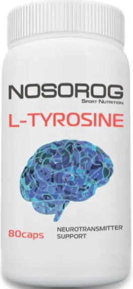 L-тирозин Амінокислота NOSOROG L-Tyrosine 80 капс