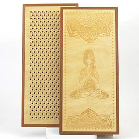 Дошка з цвяхами садху новачку , sadhu board, цвяхи для ніг, цвяхостояння від виробника, Harmony, термоясень