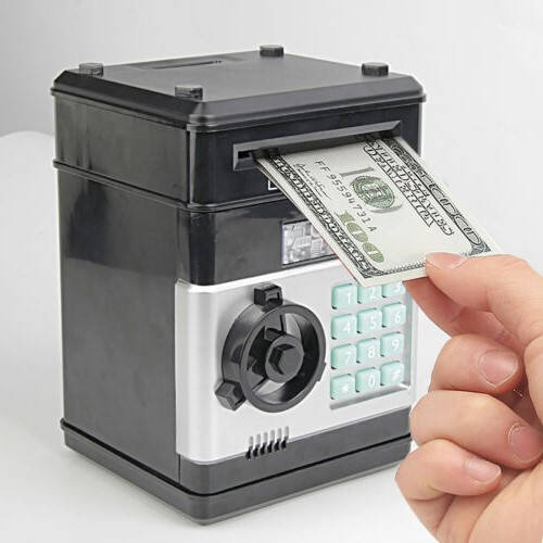 Сейф копилка с кодовым замком, Копилка детская сейф (на код), Копилка ...