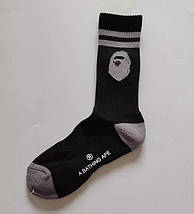 Шкарпетки A Bathing Ape (41-44) BAPE чоловічі длинні, фото 4