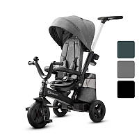 Велосипед триколісний дитячий KiderKraft EASYTWIST + козирок + батьківська ручка R_2369 Сірий
