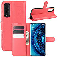 Чохол-книжка Litchie Wallet для Oppo Find X2 Red