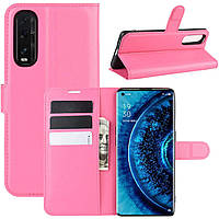 Чохол-книжка Litchie Wallet для Oppo Find X2 Rose