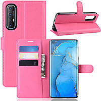 Чехол-книжка Litchie Wallet для Oppo Reno 3 Pro Rose