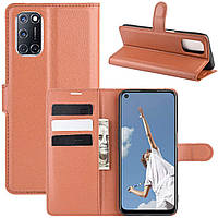 Чохол-книжка Litchie Wallet для Oppo A92 / A72 / A52 Brown