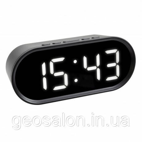 Будильник TFA, LED, USB-кабель, 50x150x65 мм (60202501)