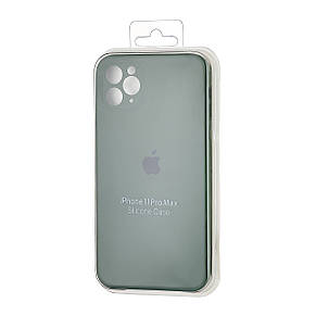 Чохол Silicone Case Square Protected Camera iPhone 11 Pro Max Pine Green (31), фото 3