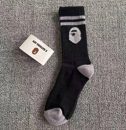Шкарпетки A Bathing Ape (41-44) BAPE чоловічі длинні, фото 1