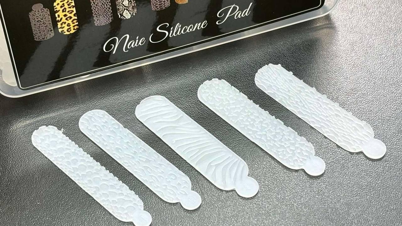 Багаторазові силіконові форми для дизайну нігтів Global Fashion