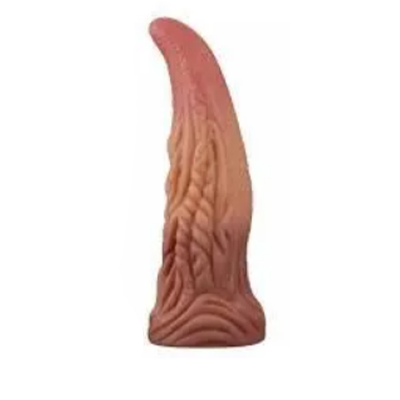 Фалоїмітатор — Dual-Layered Silicone Tongue 10" Brown