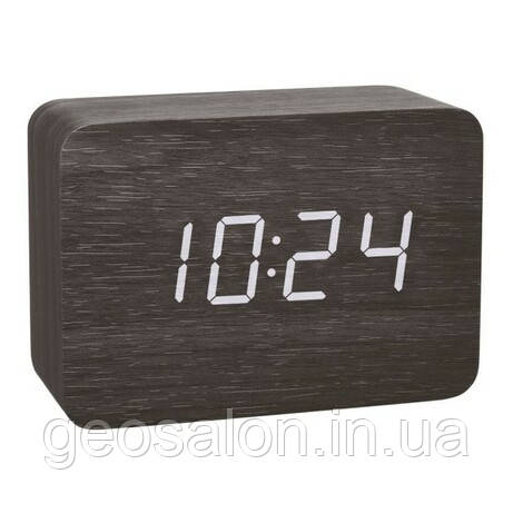 Настільний годинник «CLOCCO» чорний, 100x41x70 мм (60254901), фото 1