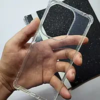 Протиударний прозорий чохол з посиленими кутами для Poco M6 Pro 4G, чохол на поко м6 про