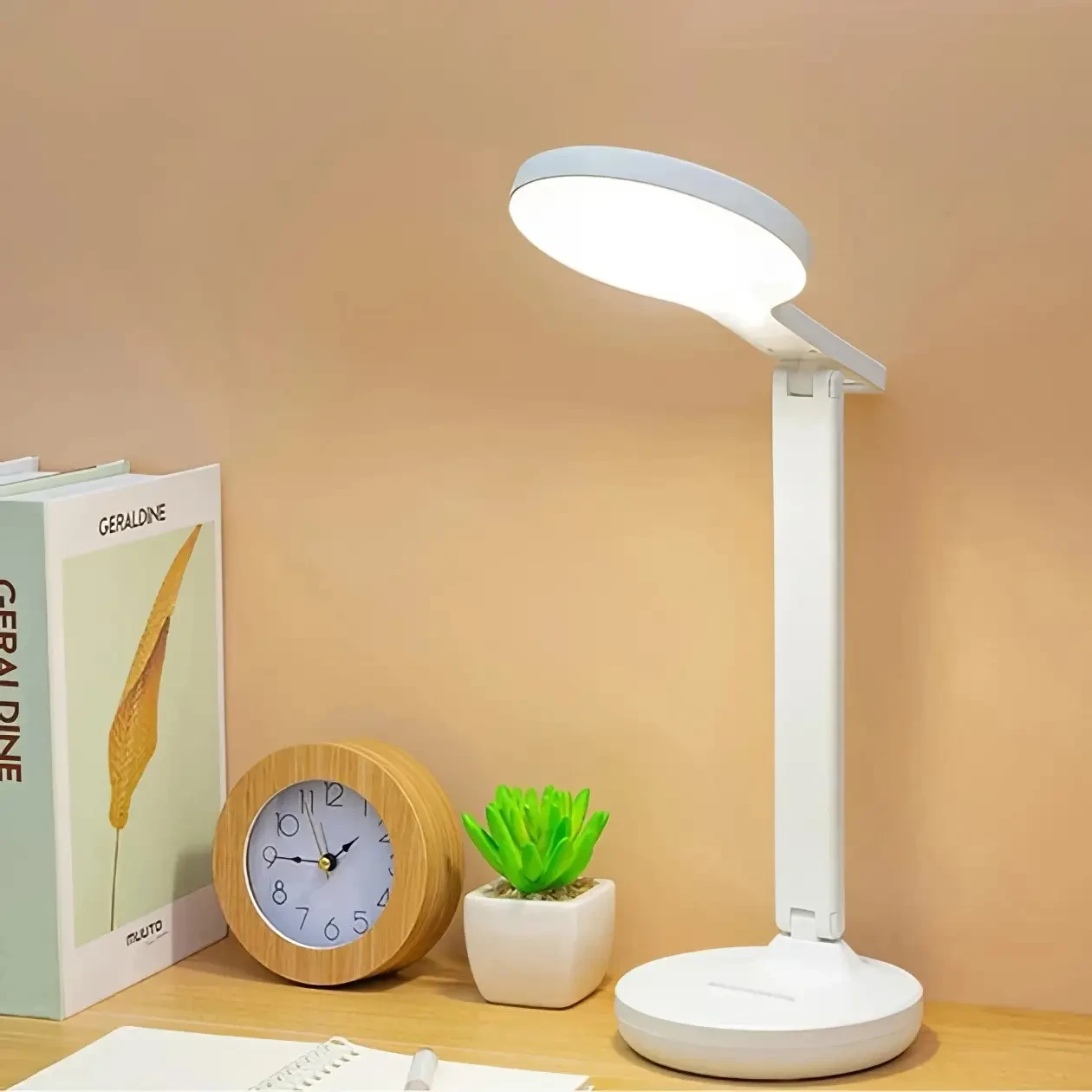 Настільна лампа BL 3201 Desk Lamp Біла, світлодіодний світильник настільний SV227