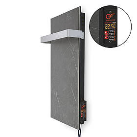 Керамічна рушникосушка Flyme 250TB з одною ручкою (колір графіт)