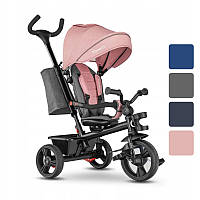 Велосипед триколісний дитячий Lionelo Haari + козирок + батьківська ручка R_2208 Рожевий