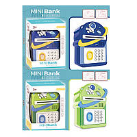 Скарбничка MK 5406 (12шт) 19,5см,сейф з кодом,муз.-звук(англ.),звуки тварин,затягує купюри,світло,відбиток, 2