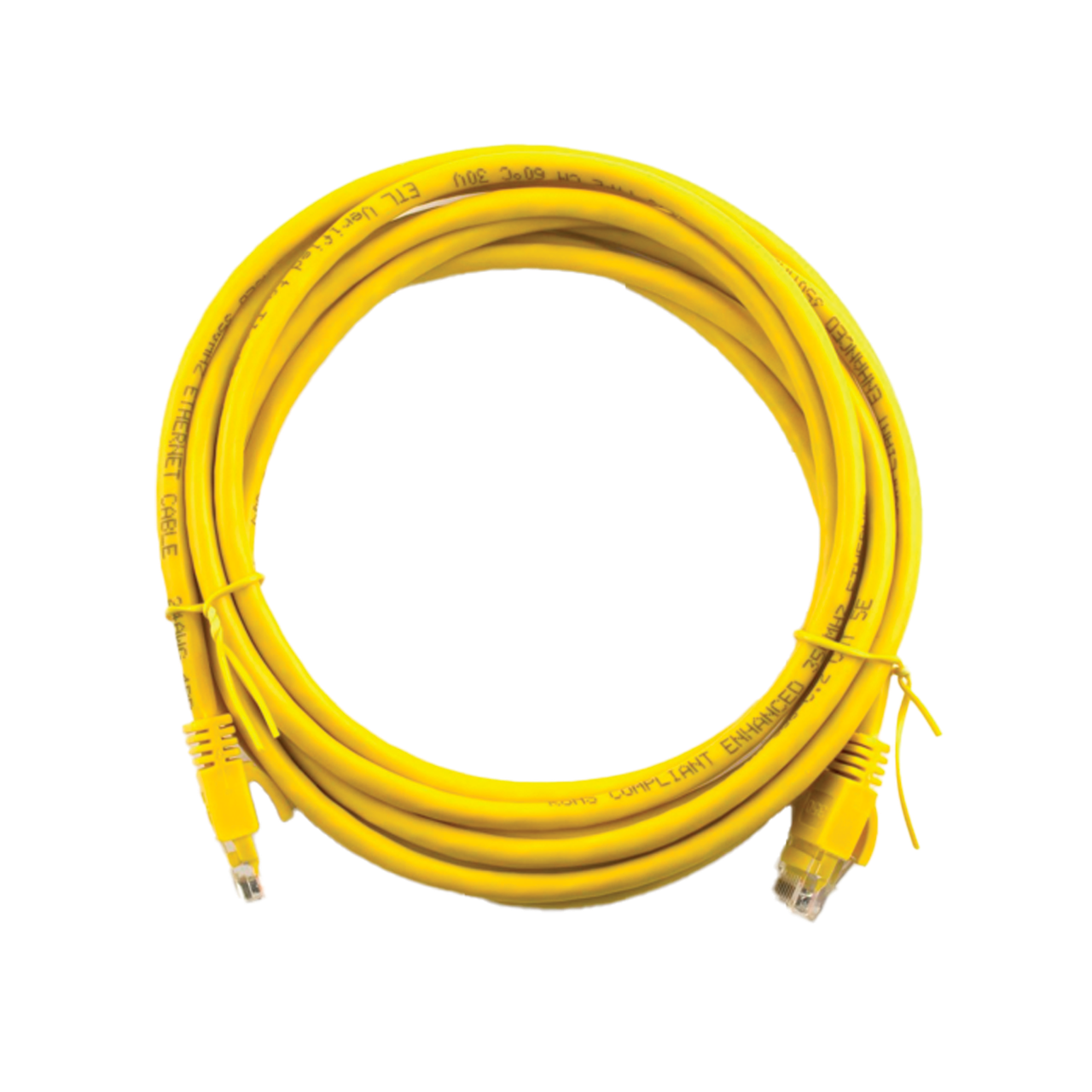 Патч-корд литий GreenVision UTP RJ45 кат. 5Е 1 м (жовтий)