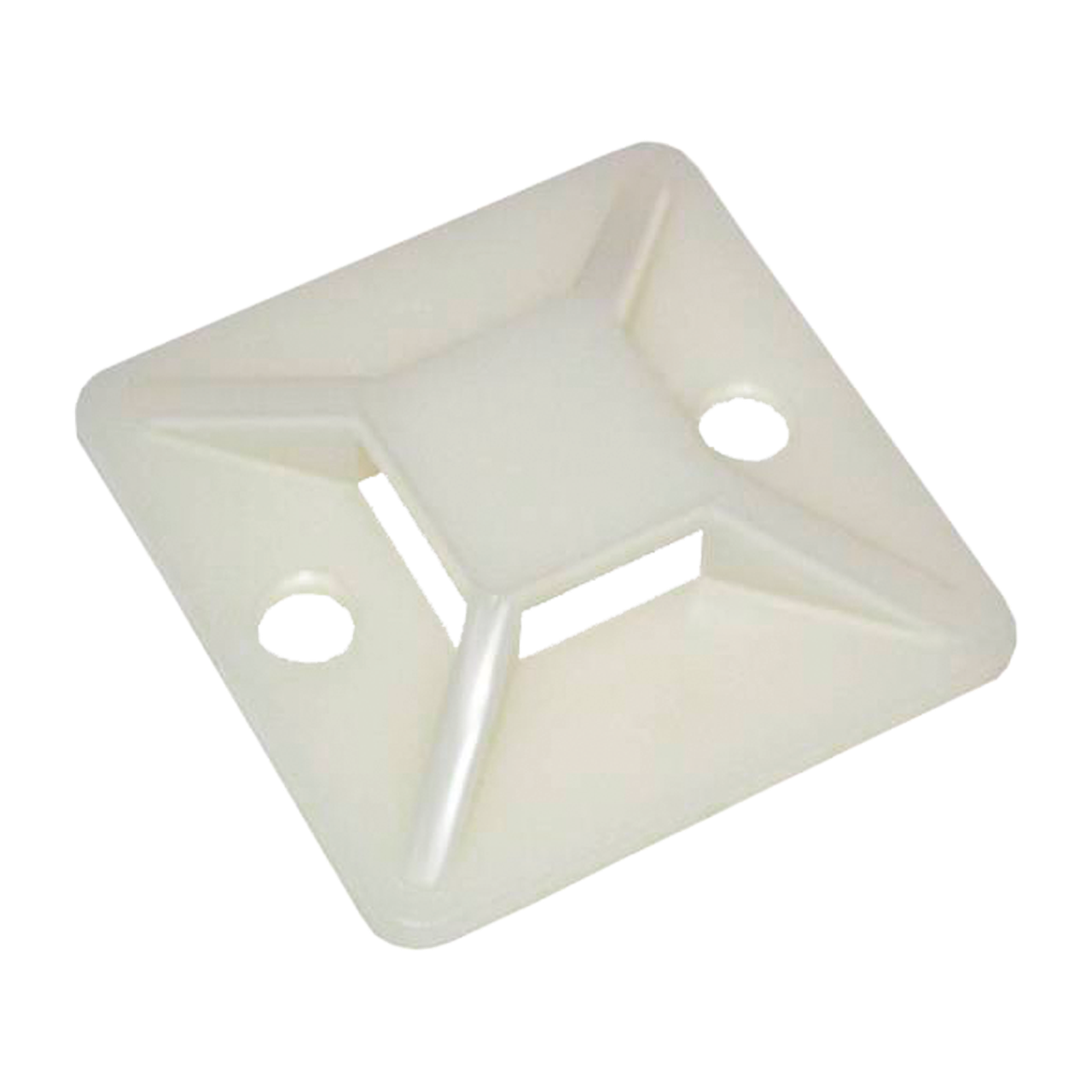 Площадка самоклеюща під хомут GreenVision 25х25 мм (100 шт) White