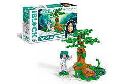 Конструктор IBLOCK Junior Mavka PL-921-519 пробудження МАВКИ мавка 102 деталей 1 фігурка  наліпки татуювання