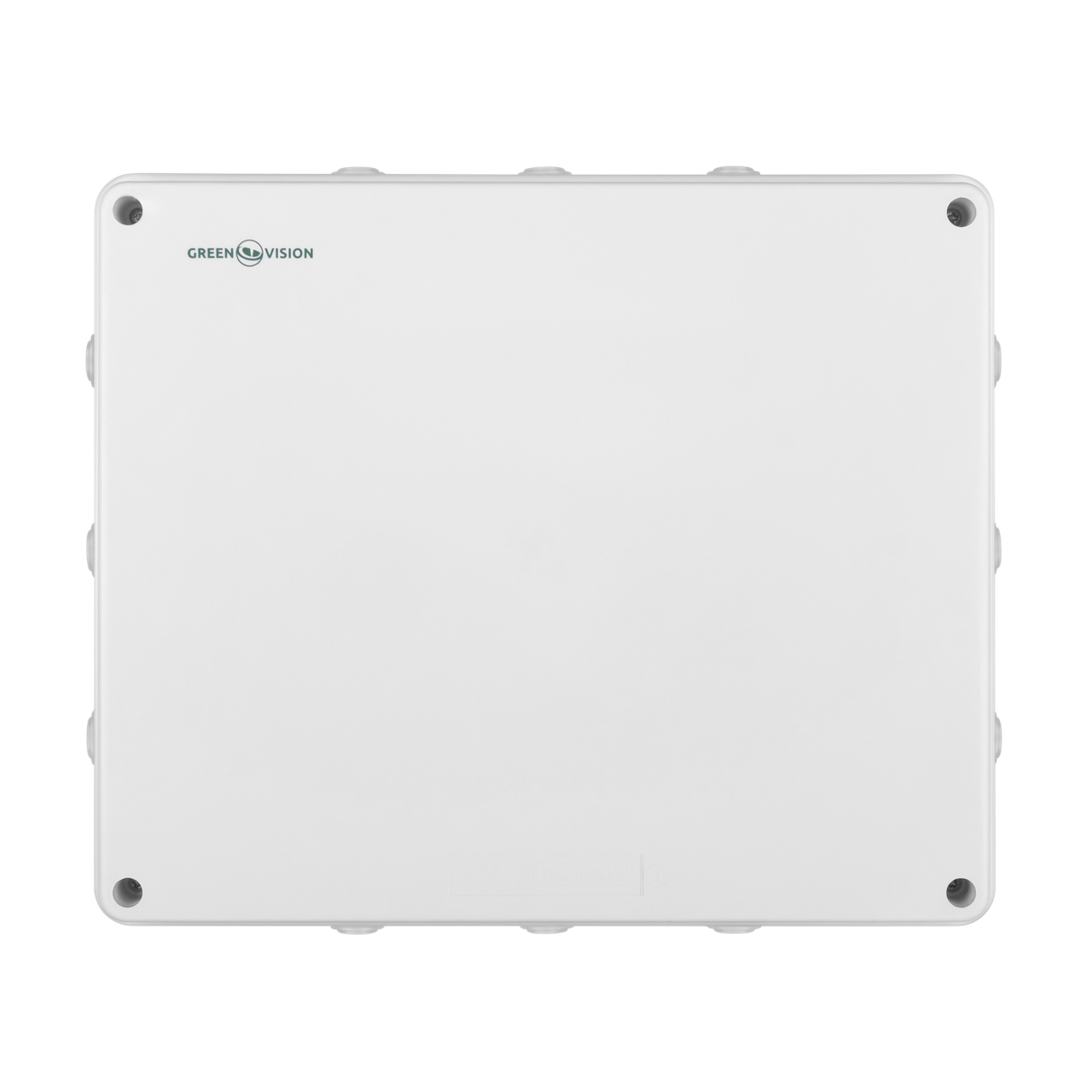 Коробка розподільна GreenVision 300х250х120 IP65 зовнішня з резинками